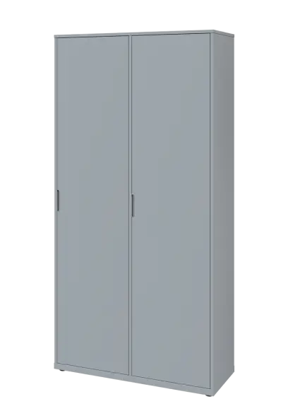 KSR6-81 P skříň šatní, 2x výsuvné ramínko, 2053x1022x400 mm, provedení pravé, šedá